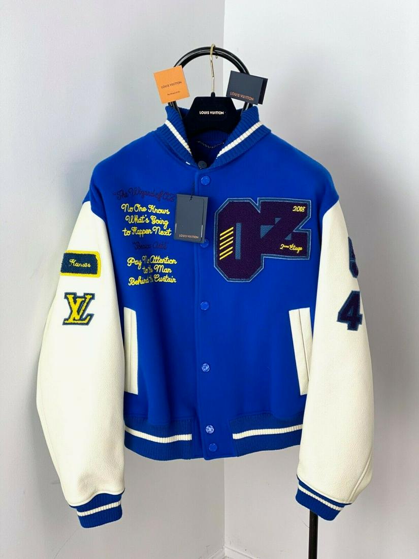 L V Varsity Leather Jacket Green BEST VERSION SuperRich Yeah1Store Yeah1Shop Bape Shop Phụ Kiện Sup #16 L V Varsity Leather Jacket Green BEST VERSION SuperRich Yeah1Store Yeah1Shop Bape Shop Phụ Kiện Sup